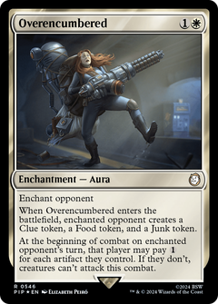 Overencumbered (Surge Foil) [Fallout]-1