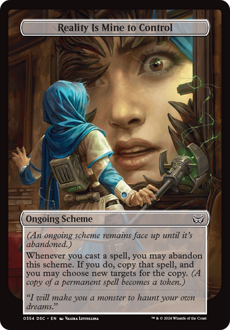 Reality Is Mine to Control (Full Art) [Duskmourn: Archenemy]-3
