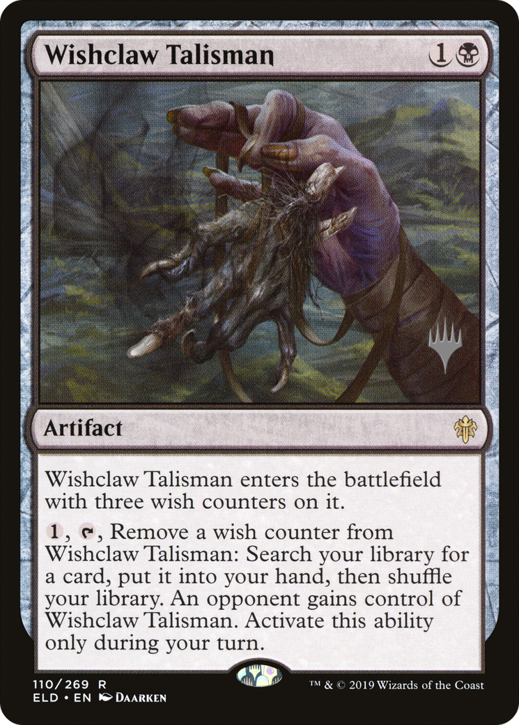 Wishclaw Talisman (PPELD-110) - Throne of Eldraine Promos Foil-1