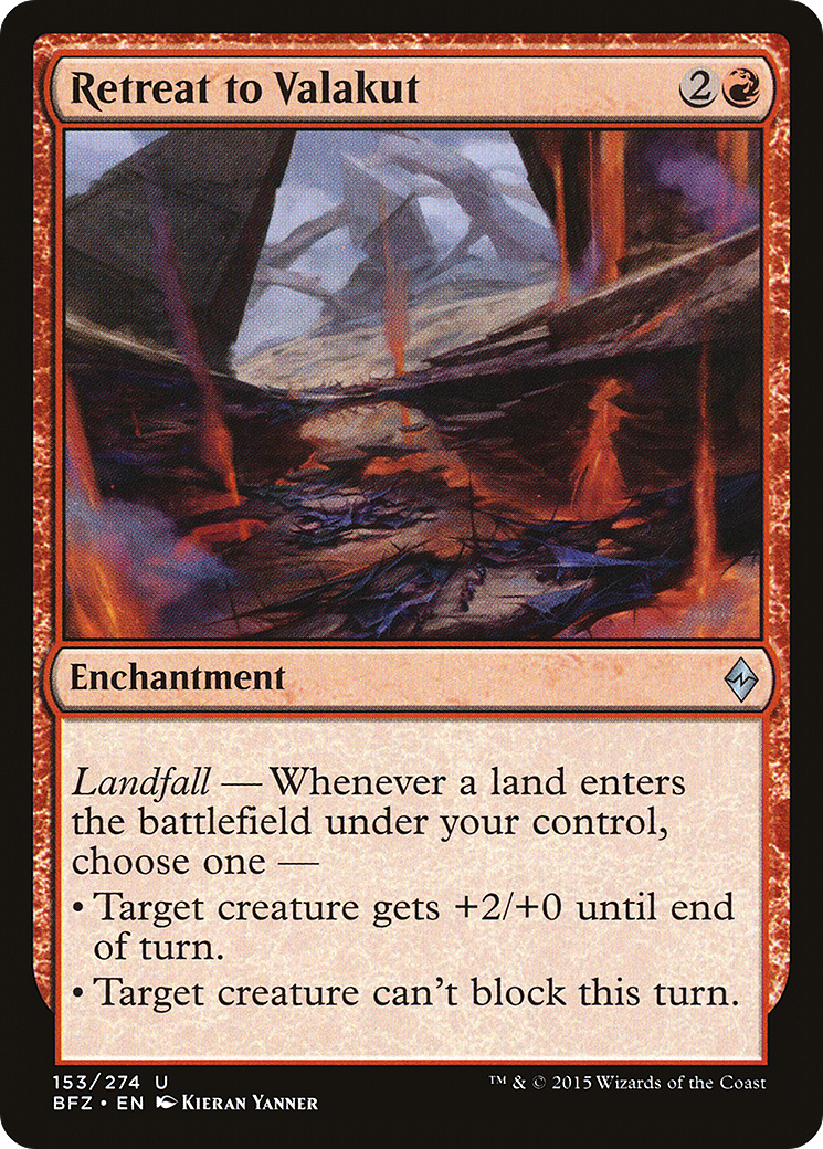 Retreat to Valakut [Battle for Zendikar]-1
