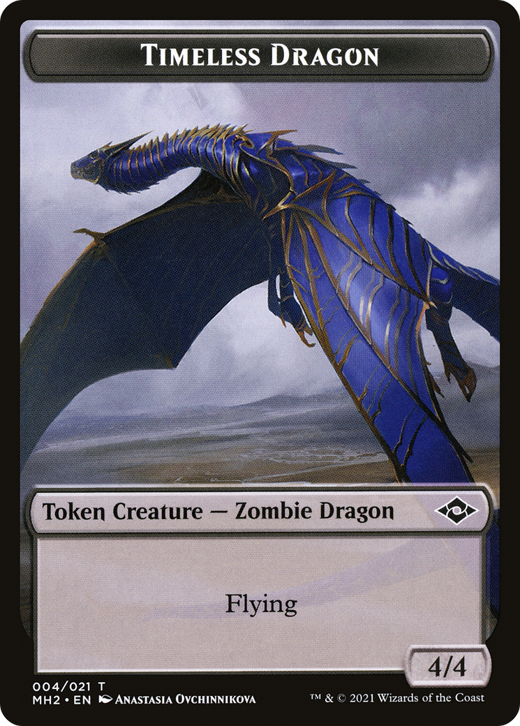 Timeless Dragon (TMH2-004) - Modern Horizons 2 Tokens-1