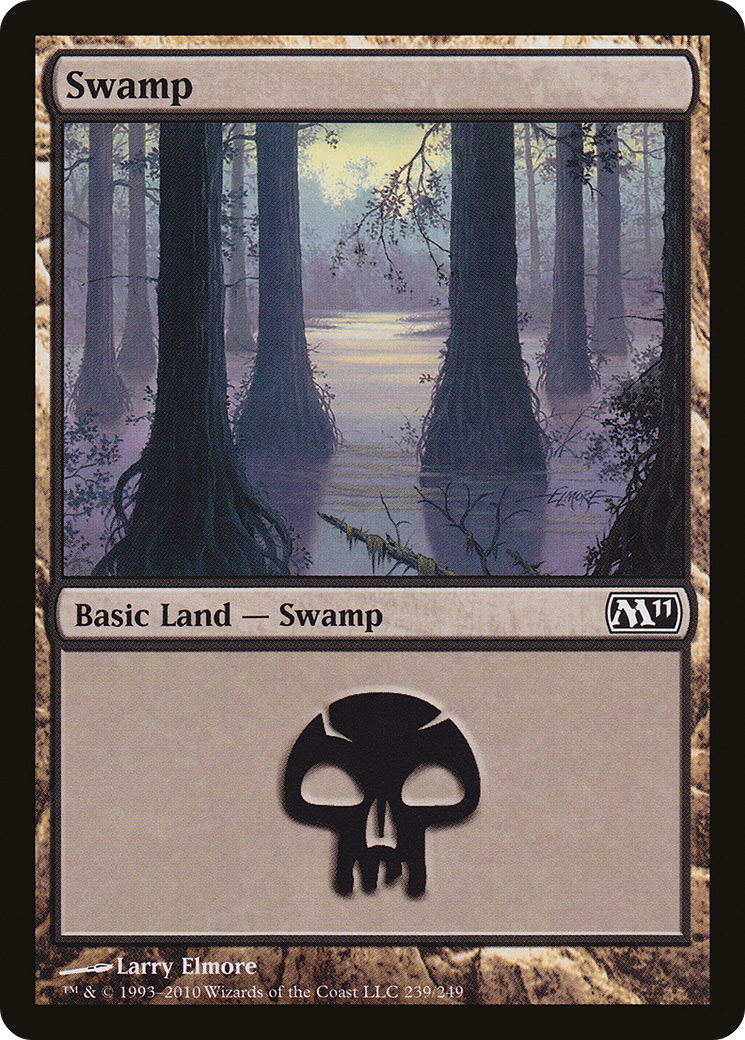 Swamp (239) [Magic 2011]-1