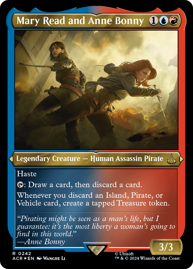 Mary Read and Anne Bonny (ACR-242) - Assassin's Creed Etched Foil-1