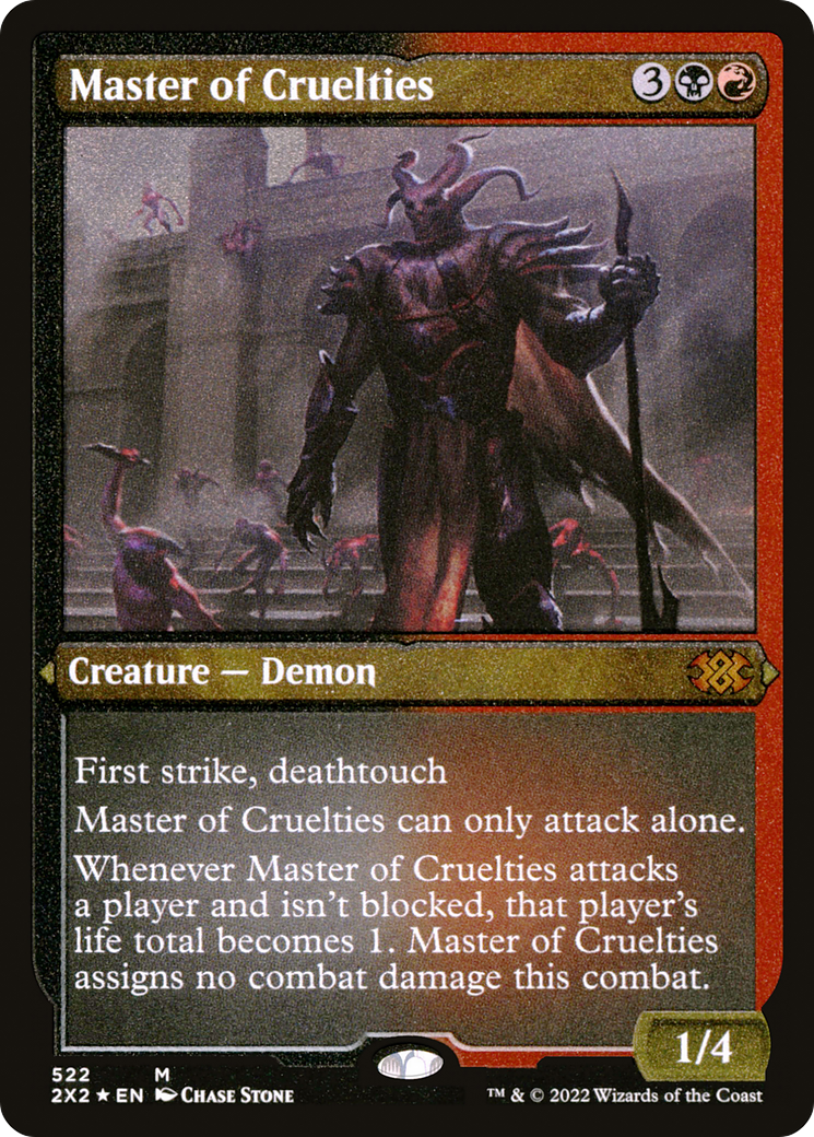 Master of Cruelties (Foil Etched) [Double Masters 2022]-1