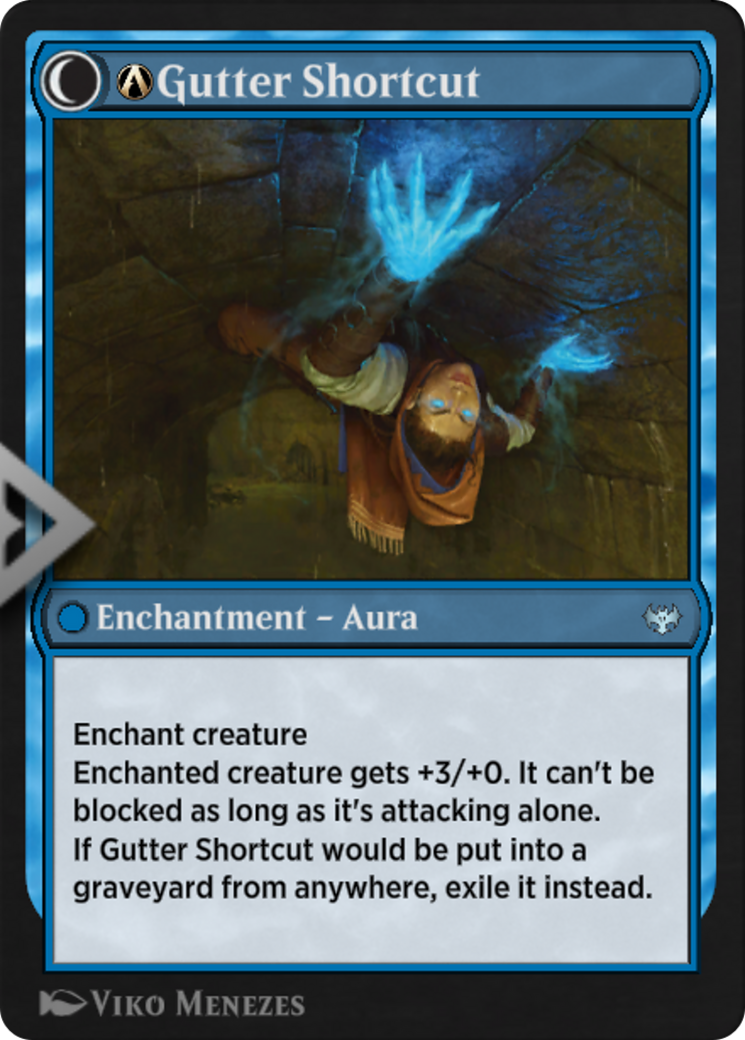 A-Gutter Skulker // A-Gutter Shortcut (VOW-A-62) - Innistrad: Crimson Vow: (Double Faced Transform)-2