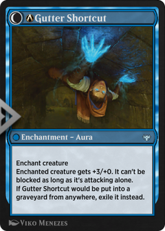 A-Gutter Skulker // A-Gutter Shortcut (VOW-A-62) - Innistrad: Crimson Vow: (Double Faced Transform)-2