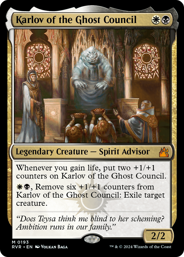 Karlov of the Ghost Council [Ravnica Remastered]-1