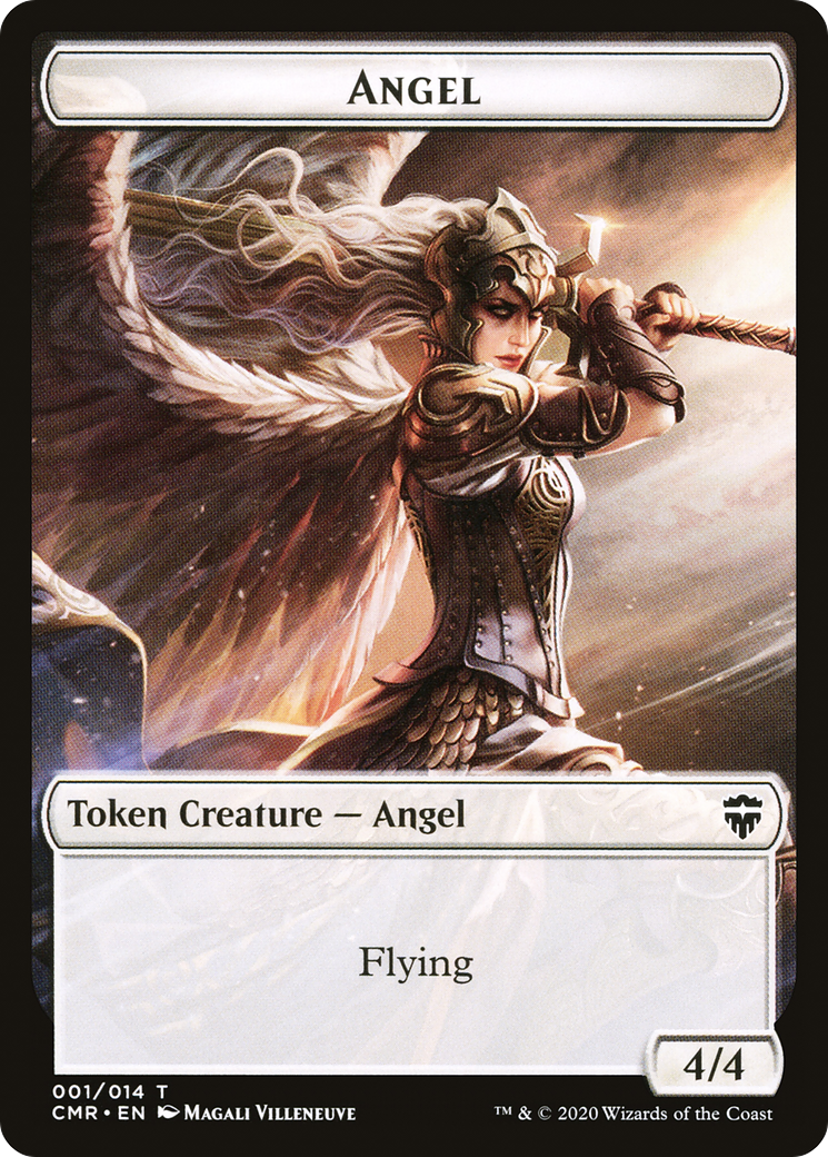 Angel Token (CMR-001) - Commander Legends Tokens Foil-1