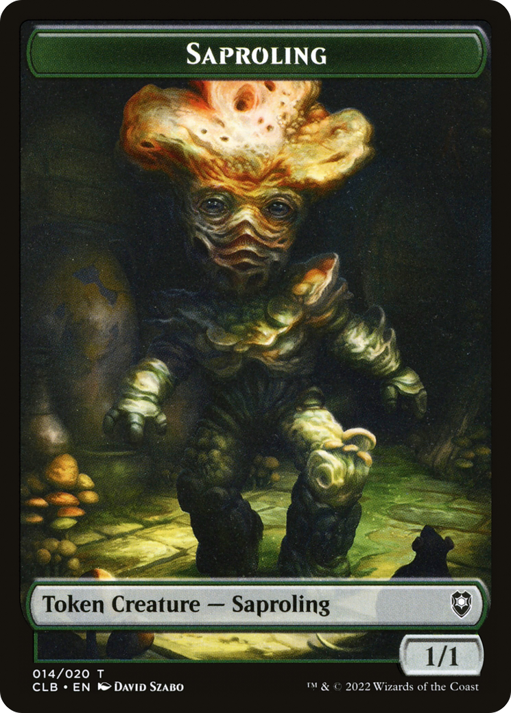 Saproling Token [Commander Legends: Battle for Baldur's Gate Tokens]-1