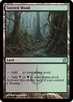 Tainted Wood (TD2-082) - Duel Decks: Mirrodin Pure vs. New Phyrexia-1