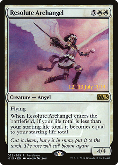 Resolute Archangel [Magic 2015 Prerelease Promos]-1