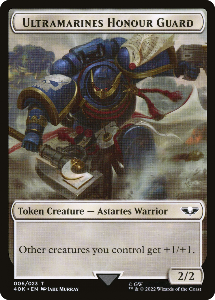Ultramarines Honour Guard (T40K-006) - Warhammer 40,000 Tokens-1
