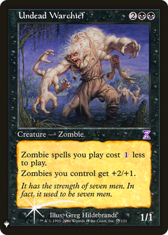 Undead Warchief (LIST-052) - The List Foil-1