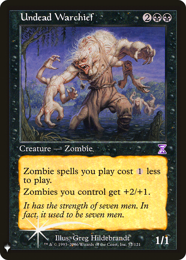 Undead Warchief (LIST-052) - The List Foil-1