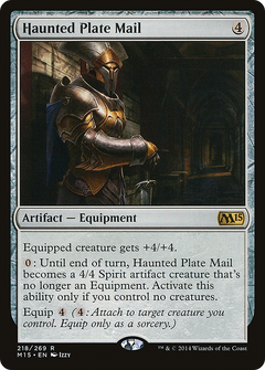 Haunted Plate Mail [Magic 2015]-1