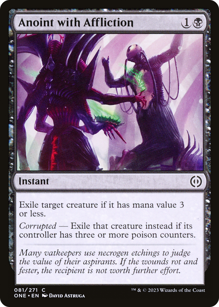 Anoint with Affliction [Phyrexia: All Will Be One]-1