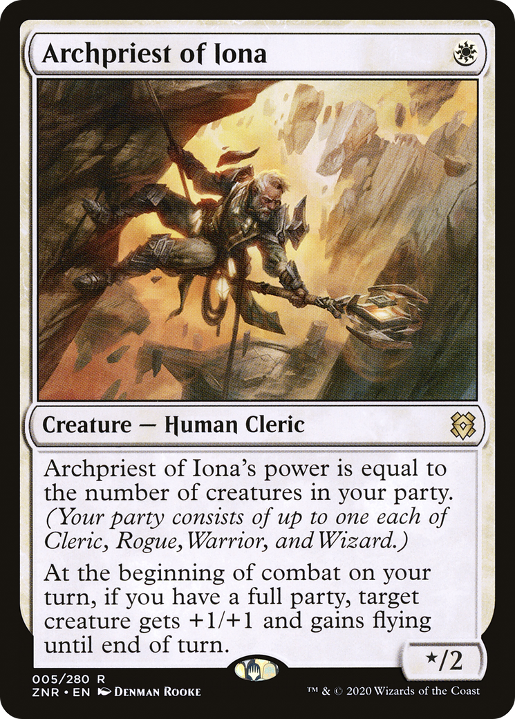 Archpriest of Iona [Zendikar Rising]-1