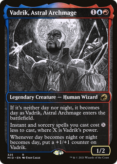 Vadrik, Astral Archmage (Showcase) (MID-325) - Innistrad: Midnight Hunt: (Showcase) Foil-1