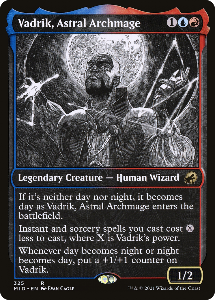 Vadrik, Astral Archmage (Showcase) (MID-325) - Innistrad: Midnight Hunt: (Showcase)-1