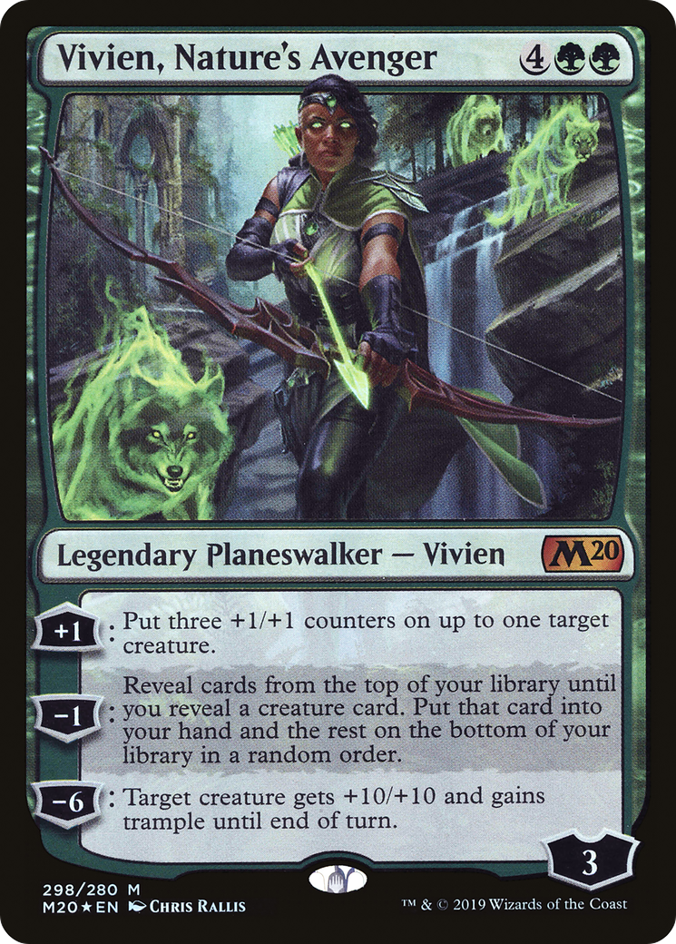 Vivien, Nature's Avenger (M20-298) - Core Set 2020 Foil-1