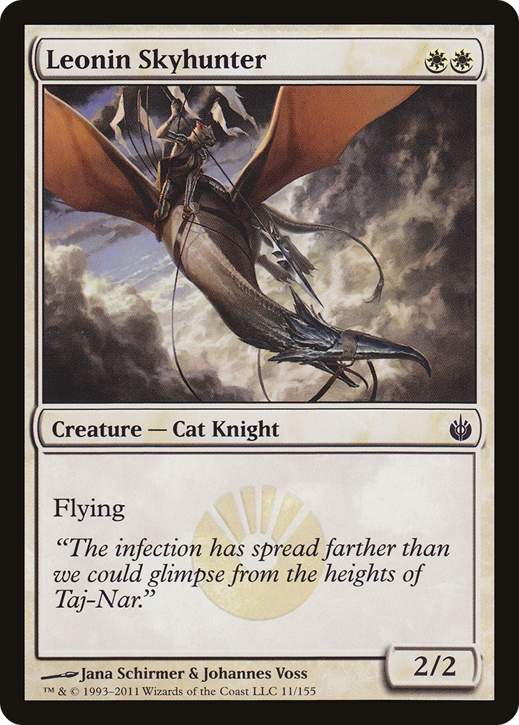 Leonin Skyhunter [Mirrodin Besieged]-1