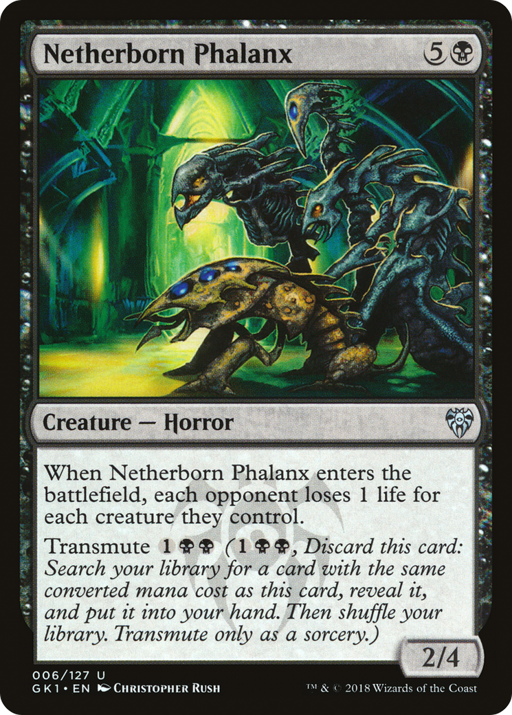 Netherborn Phalanx [Guilds of Ravnica Guild Kit]-1
