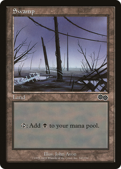 Swamp (342) [Urza's Saga]-1