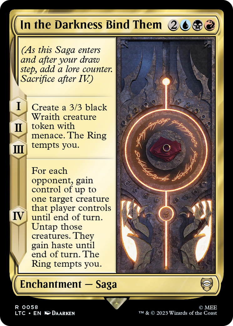 In the Darkness Bind Them [The Lord of the Rings: Tales of Middle-Earth Commander]-1