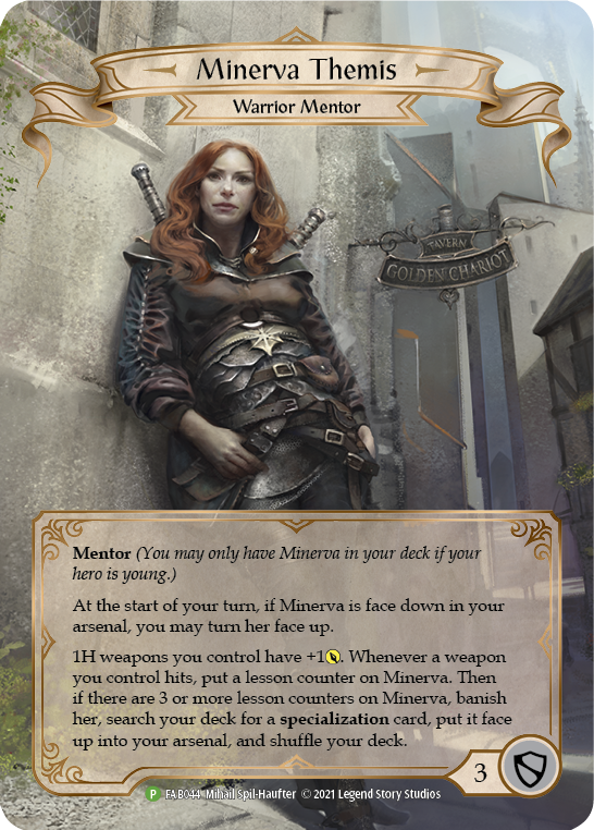 Minerva Themis [FAB044] (Promo)  Rainbow Foil-1