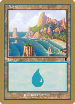 Island (336) - 2002 Sim Han How (ODY) (WCD-336) - World Championship Decks 2002-1