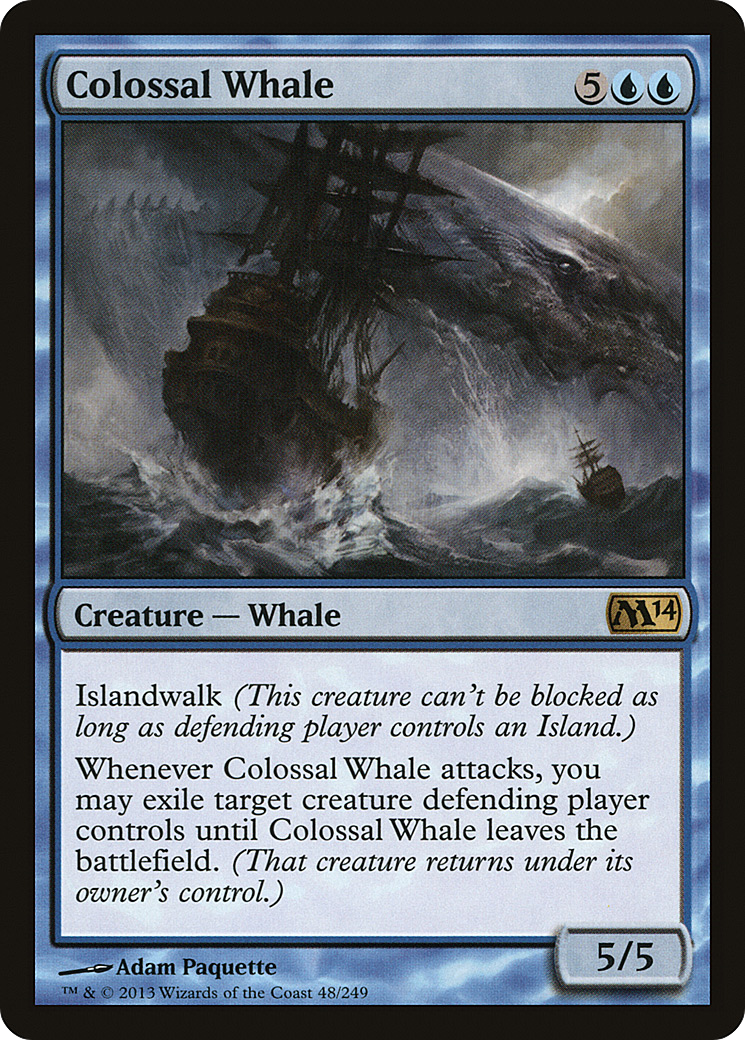Colossal Whale [Magic 2014]-1