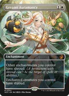 Greater Auramancy (Anime Borderless) [Wilds of Eldraine: Enchanting Tales]-1