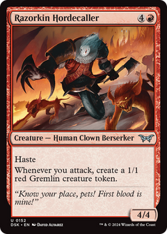 Razorkin Hordecaller [Duskmourn: House of Horror]-1