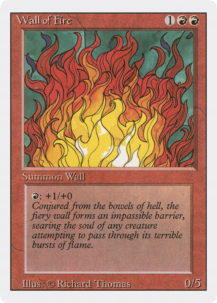 Wall of Fire (3ED-) - Revised Edition-1