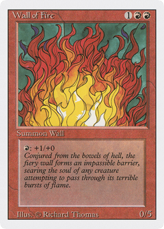 Wall of Fire (3ED-) - Revised Edition-1