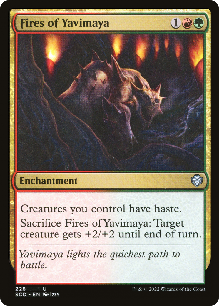 Fires of Yavimaya [Starter Commander Decks]-1