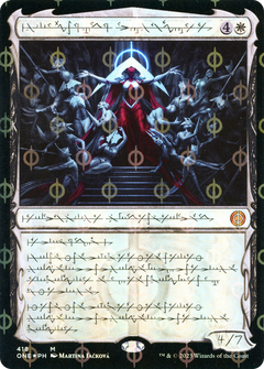Elesh Norn, Mother of Machines (Phyrexian Step-and-Compleat Foil) [Phyrexia: All Will Be One]-1