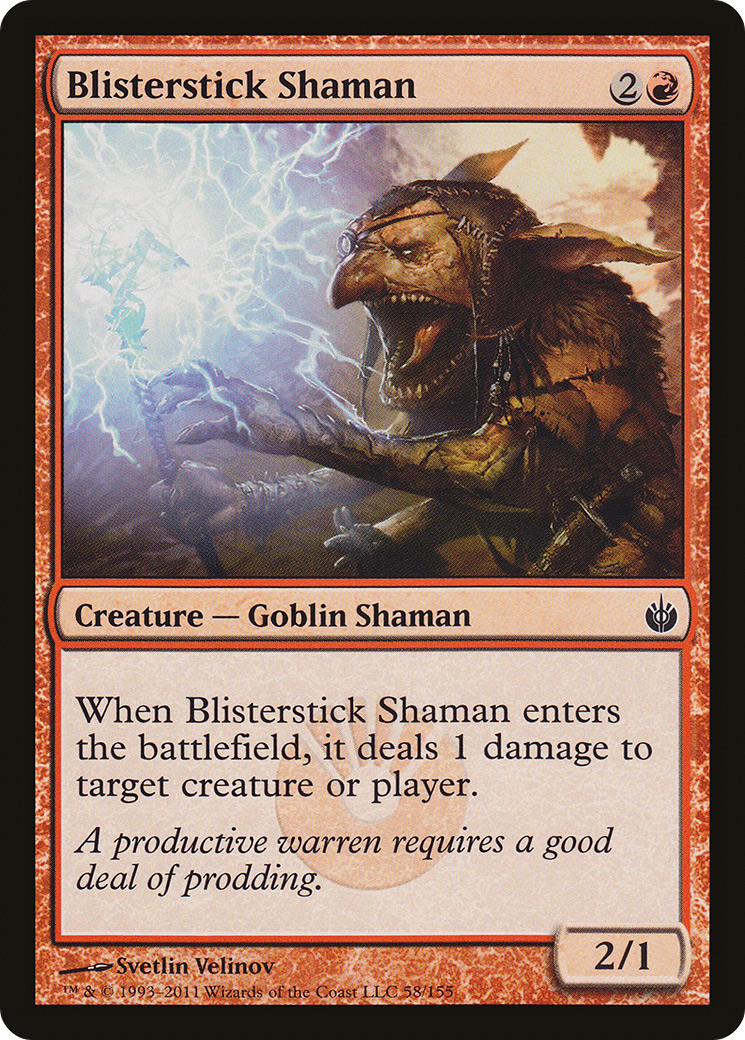 Blisterstick Shaman [Mirrodin Besieged]-1