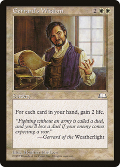 Gerrard's Wisdom [Weatherlight]-1