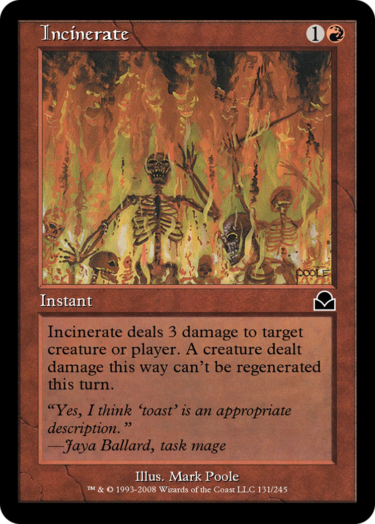 Incinerate (ME2-131) - Masters Edition II Foil-1