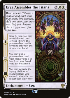 Urza Assembles the Titans (PPDMU-037) - Dominaria United Promos Foil-1