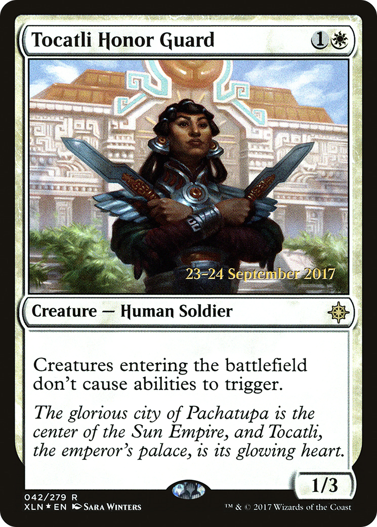 Tocatli Honor Guard [Ixalan Prerelease Promos]-1