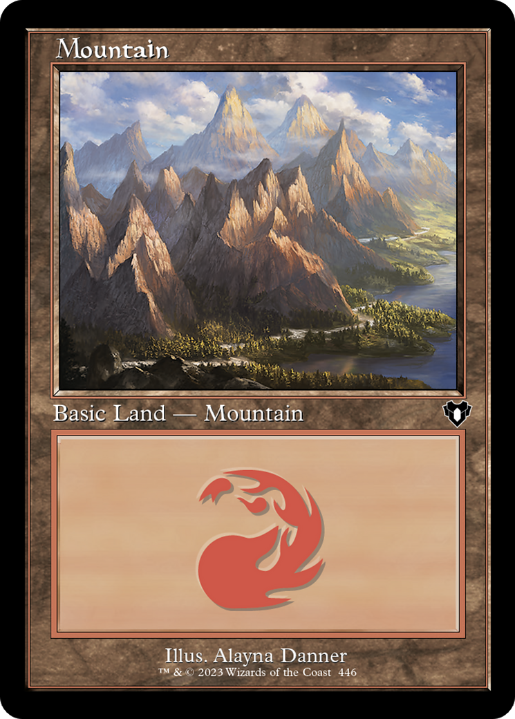 Mountain (446) (Retro) [Commander Masters]-1