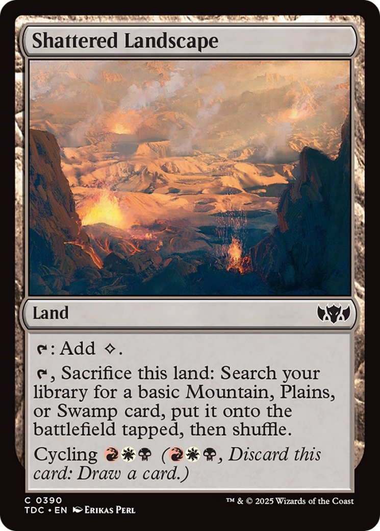 Shattered Landscape [Tarkir: Dragonstorm Commander]-1