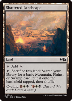 Shattered Landscape [Tarkir: Dragonstorm Commander]-1