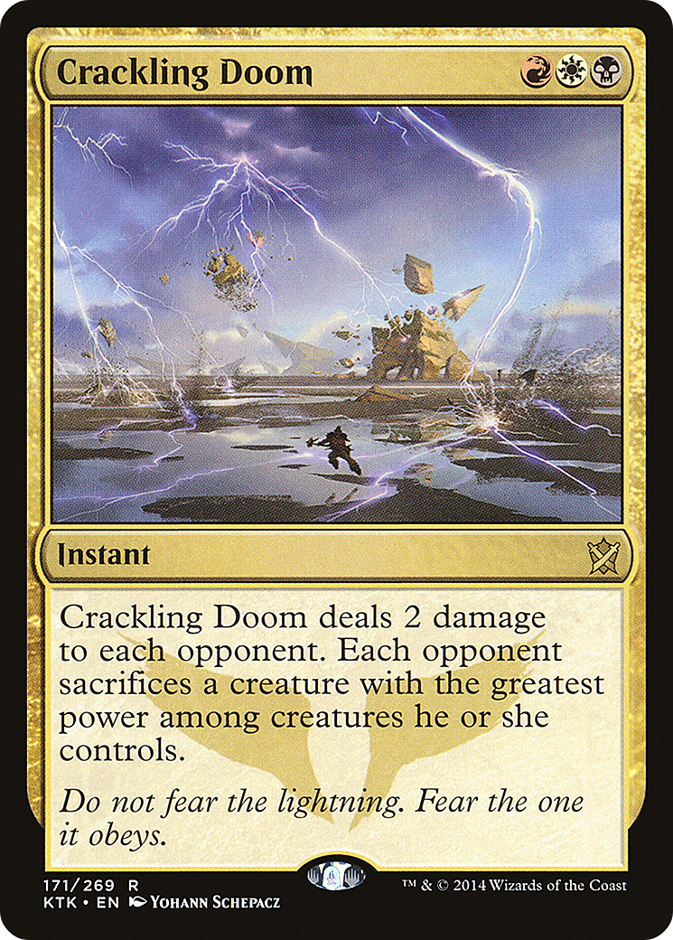 Crackling Doom [Khans of Tarkir]-1