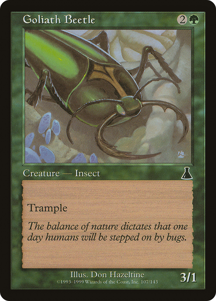 Goliath Beetle [Urza's Destiny]-1