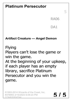 Platinum Persecutor (UNK-RA06A) - Unknown Event-1