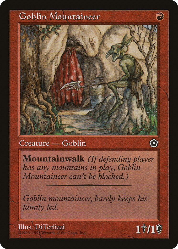 Goblin Mountaineer [Portal Second Age]-1