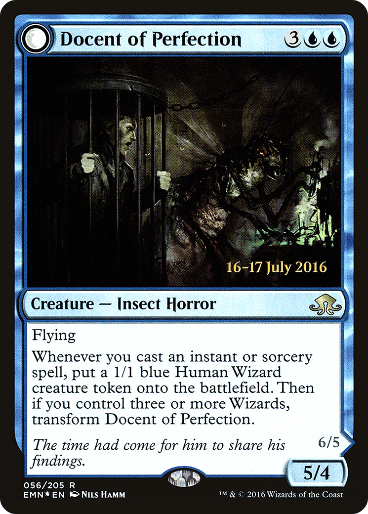 Docent of Perfection // Final Iteration [Eldritch Moon Prerelease Promos]-3